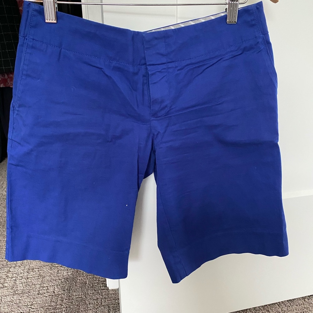Blue Bermuda shorts
